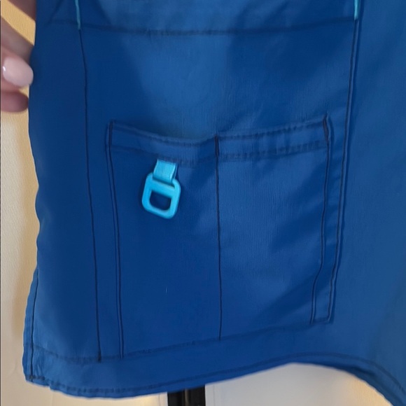 Carhartt Blue Scrub Top - Picture 5 of 6